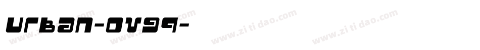 Urban-ovgq字体转换
