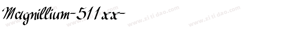 Magnillium-511xx字体转换