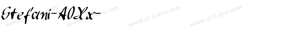 Stefani-AOXx字体转换