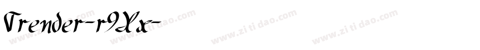 Trender-r9Xx字体转换