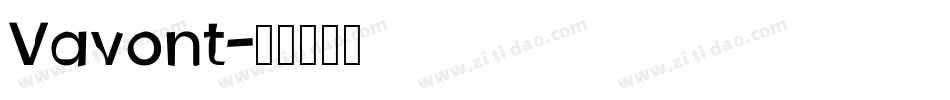 Vavont字体转换