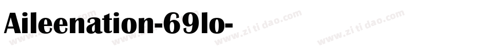 Aileenation-69lo字体转换
