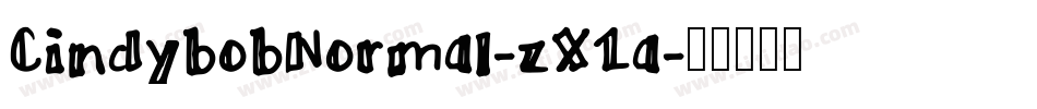 CindybobNormal-zX1a字体转换