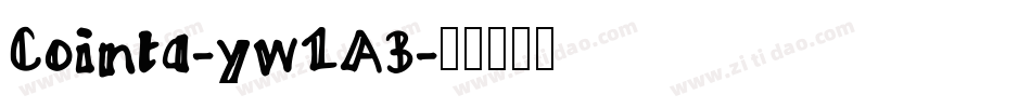 Cointa-yw1A3字体转换