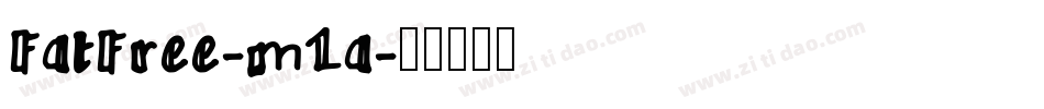 FatFree-m1a字体转换