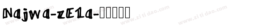 Najwa-zE1a字体转换