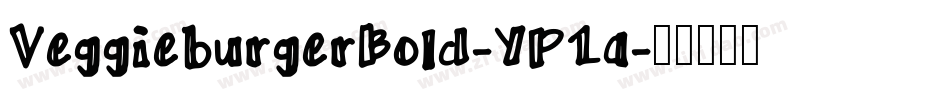 VeggieburgerBold-YP1a字体转换