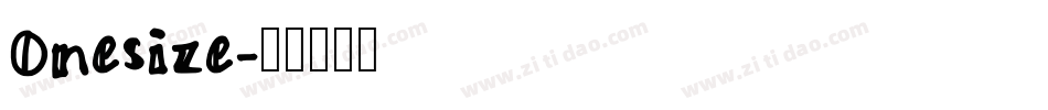 Onesize字体转换