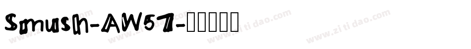 Smush-AW57字体转换