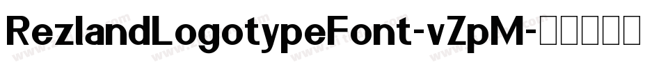 RezlandLogotypeFont-vZpM字体转换