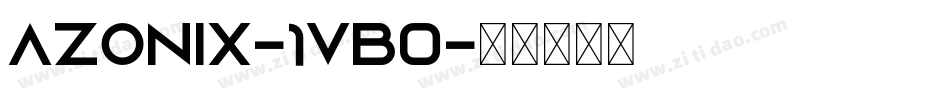 Azonix-1VB0字体转换