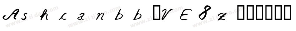 Ashcanbb-VE8z字体转换