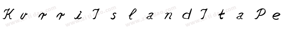 KurriIslandItaPersonalReg-X3XMg字体转换 KurriIslandItaPersonalReg-X3XMg字体转换