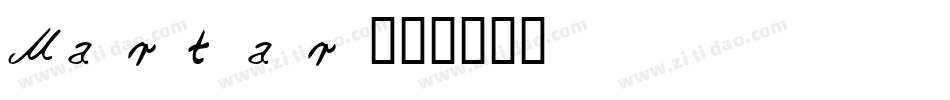 Martar字体转换