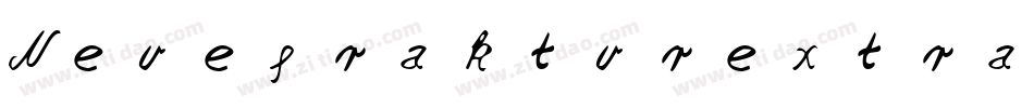 Neuefrakturextrabold-0W8z字体转换