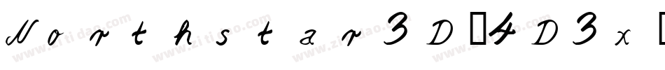 Northstar3D-4D3x字体转换
