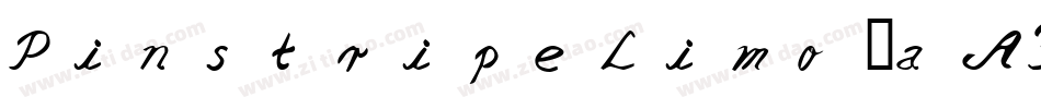 PinstripeLimo-aA3x字体转换