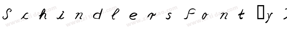 SchindlersFont-yX8Z字体转换 SchindlersFont-yX8Z字体转换