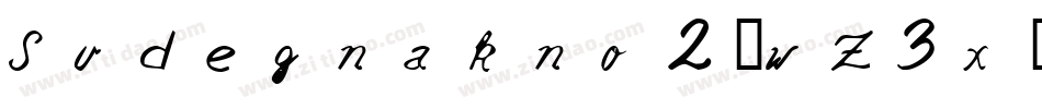 Sudegnakno2-wZ3x字体转换