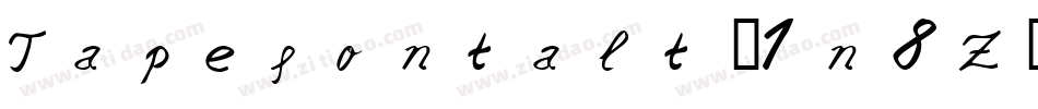 Tapefontalt-1n8Z字体转换