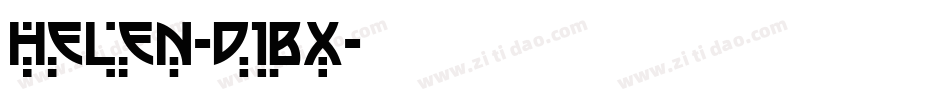 Helen-d1Bx字体转换