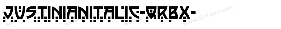 JustinianItalic-qRBx字体转换