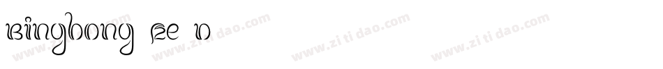 Bingbong-ze4D字体转换