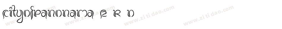 CityOfPanonama-z8R4D字体转换