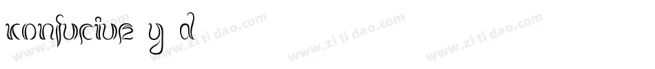 Konfuciuz-y4d字体转换