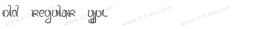 Old54Regular-9YpL字体转换