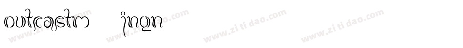 OutcastM54-Jnqn字体转换