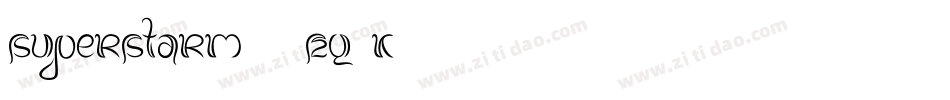 SuperstarM54-Zq6K字体转换