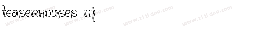 TeaserHouses-nj54字体转换