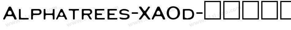 Alphatrees-XA0d字体转换