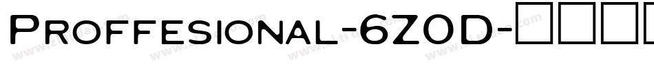Proffesional-6Z0D字体转换