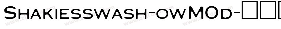 Shakiesswash-owM0d字体转换 Shakiesswash-owM0d字体转换
