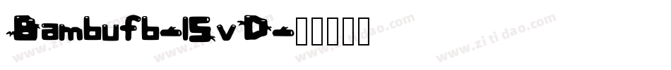 Bambufb-l5vD字体转换