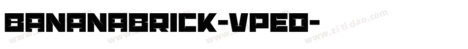 Bananabrick-vpeO字体转换
