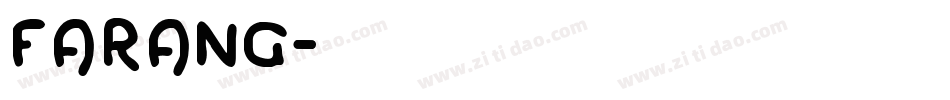 FARANG字体转换