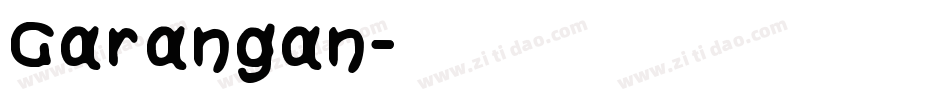 Garangan字体转换