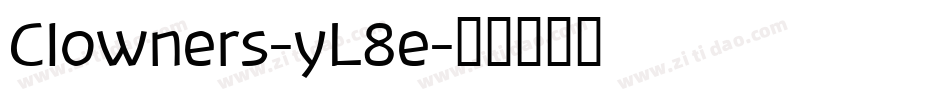 Clowners-yL8e字体转换