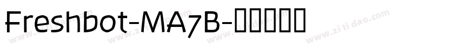 Freshbot-MA7B字体转换