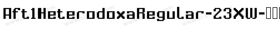 Aft1HeterodoxaRegular-23XW字体转换