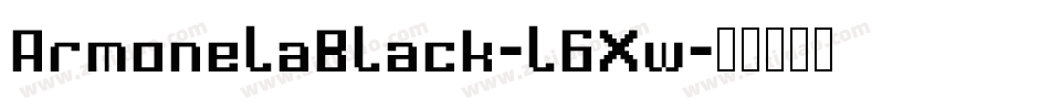 ArmonelaBlack-l6Xw字体转换