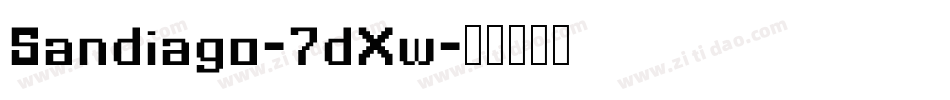 Sandiago-7dXw字体转换