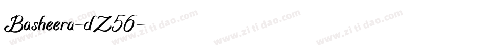 Basheera-dZ56字体转换