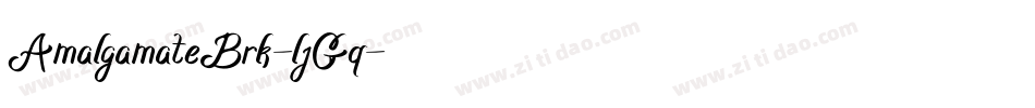 AmalgamateBrk-ljGq字体转换