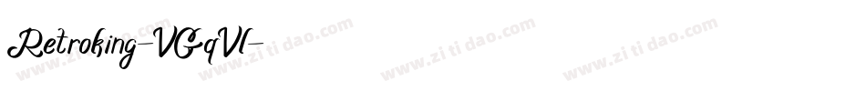 Retroking-VGqVl字体转换