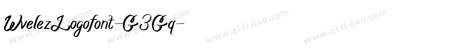 WvelezLogofont-G3Gq字体转换
