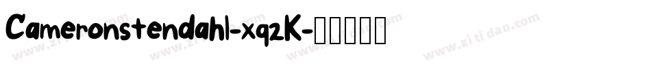 Cameronstendahl-xq2K字体转换